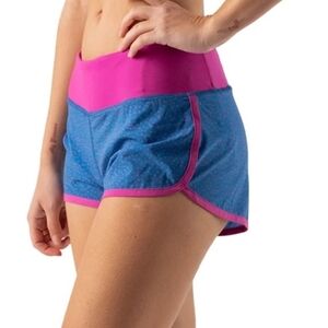 Rabbit Running Size Large Blue and Pink Women's Shorts Catch Me If You Can Style